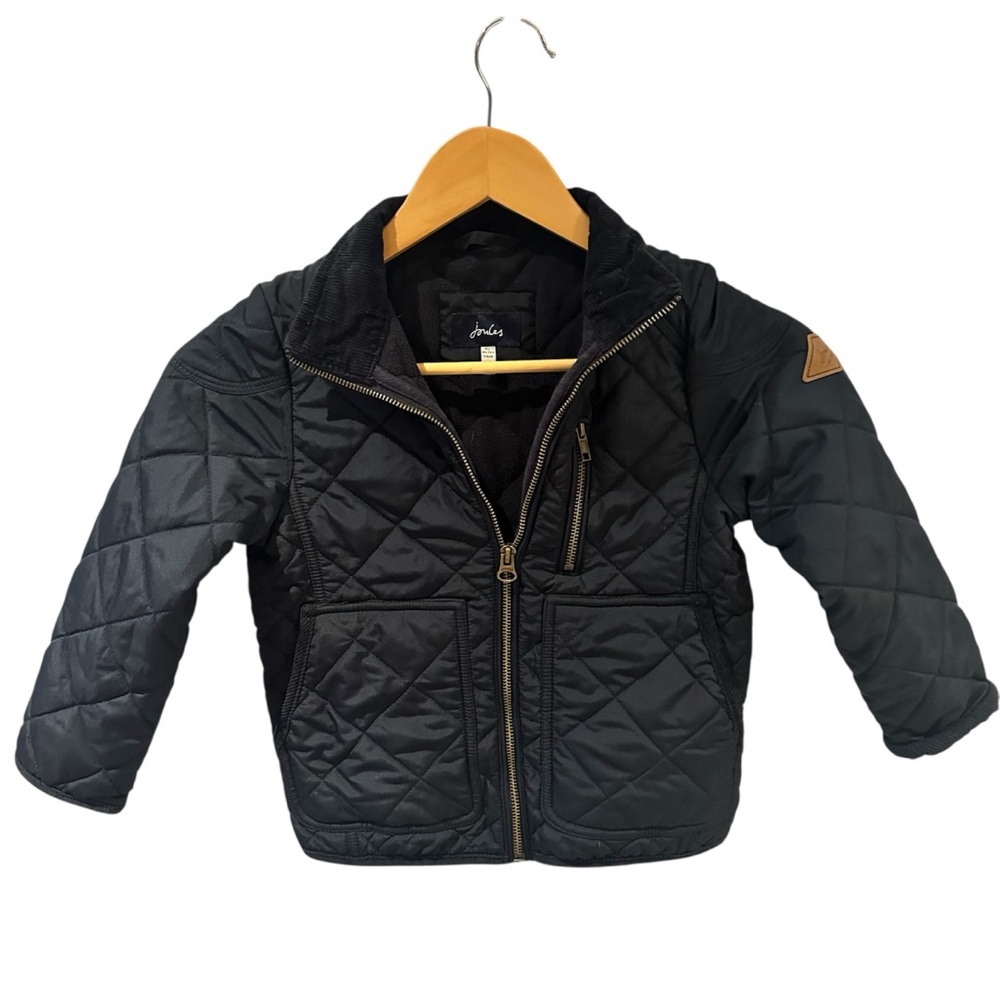 joules‎ Quilted Blue Barn Jacket Size 6Y